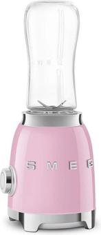 SMEG PBF01PKEU Personal blender roze - 600 ml - 300W - Jaren, Ophalen of Verzenden, Zo goed als nieuw