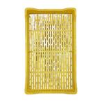 Krat geel 495x395x60 mm, geperforeerd, gebruikt, Gebruikt, 40 tot 60 cm, 50 tot 75 cm, Ophalen of Verzenden