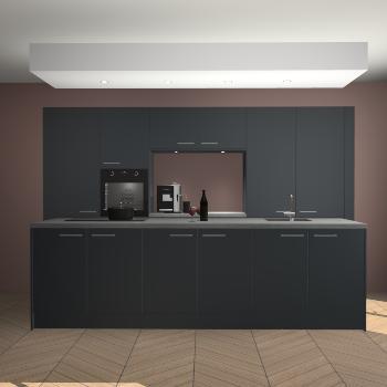 Onyxgrijze keuken Lodz 66319, Huis en Inrichting, Keuken | Complete keukens, Verzenden