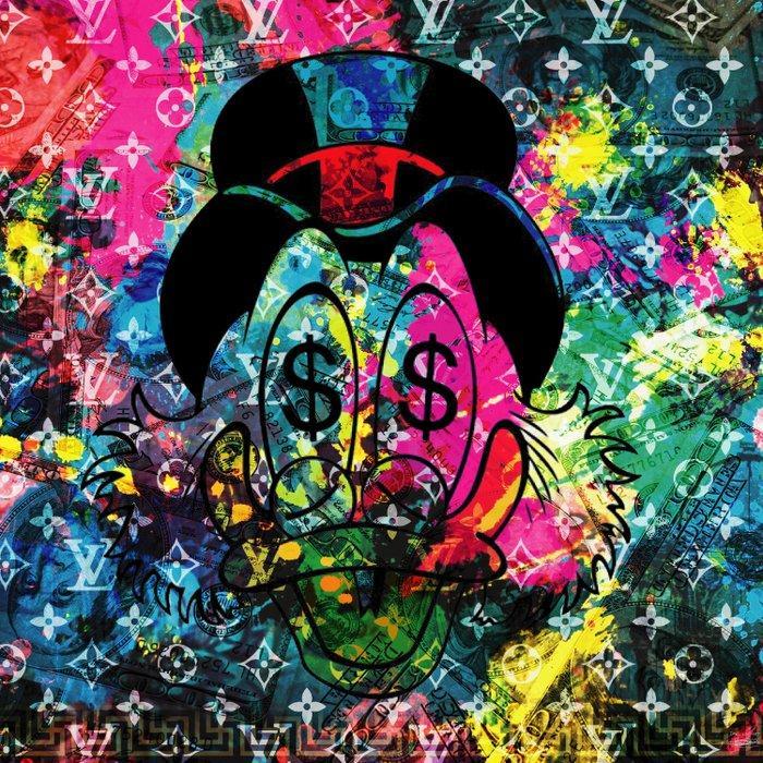 Daluxe Art (1999-) - 1999 • Multi Colours Scrooge Duck, Antiek en Kunst, Kunst | Schilderijen | Modern