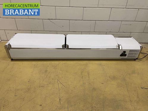 RVS Opzetvitrine Opzet koelvitrine saladière 9 x 1/4 GN 180, Zakelijke goederen, Horeca | Keukenapparatuur, Nieuw zonder verpakking