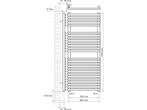 Haceka Designradiator Monte Quartz 119x60cm CE, Verzenden, Zo goed als nieuw