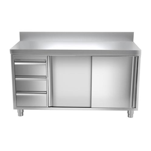 GGM Gastro | RVS werkkast PREMIUM - 1800x700mm - | ASK187L3A, Zakelijke goederen, Horeca | Meubilair en Inrichting, Nieuw in verpakking