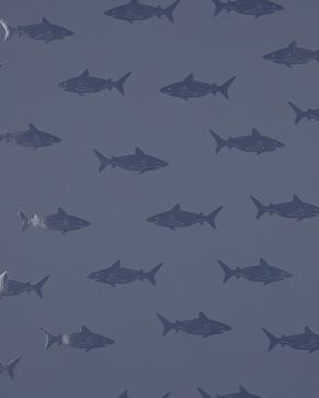 Waterafstotende Regenjas Stof Haai Navy Blauw, Hobby en Vrije tijd, Stoffen en Lappen, Blauw, Nieuw