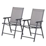 TRUUSK Campingstoelen Set Van 2 Vouwstoel Met Armleuning Vis, Verzenden, Nieuw