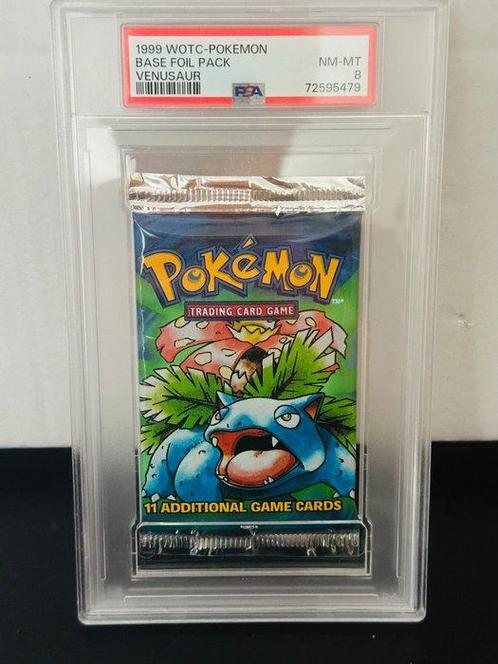 Pokémon - 1 Graded card - booster pack venusaur base - EX -, Hobby en Vrije tijd, Verzamelkaartspellen | Pokémon
