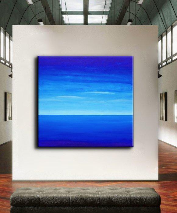 Denis Kuvayev (1971) - Blue Sea - XL, Antiek en Kunst, Kunst | Schilderijen | Modern