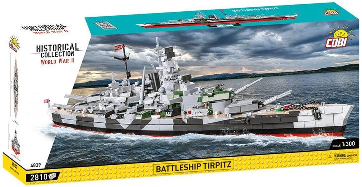 COBI 4839 Battleship Tirpitz (Leger bouwsets, Modelbouwsets), Kinderen en Baby's, Speelgoed | Bouwstenen, Nieuw, Verzenden