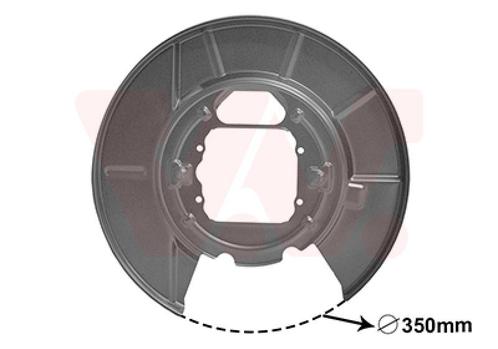 REMSCHIJF BESCHERMER VOOR BMW X5 E53 2000-2004 34216750385, Auto-onderdelen, Remmen en Aandrijving, Nieuw, Ophalen of Verzenden