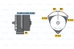 Dynamo / Alternator MERCEDES-BENZ T2/L (L 508 DG,L 608 D,..., Ophalen of Verzenden, Nieuw