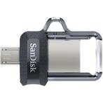 SanDisk Ultra Dual-Drive M3.0, 64GB, Computers en Software, USB Sticks, Verzenden, Zo goed als nieuw