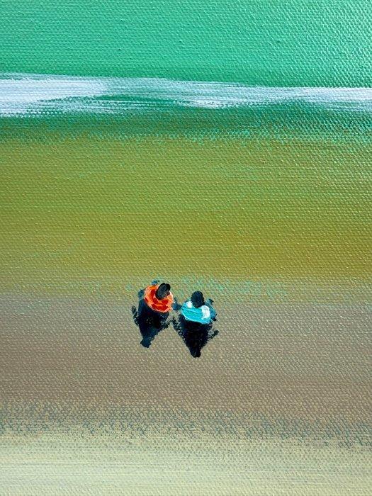 NTX Studio - Lonely Beach, Antiek en Kunst, Kunst | Schilderijen | Modern
