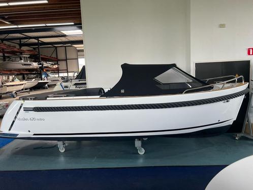 Maxima 620 Retro nw.25 Suzuki DF20ARL vaarklaar met opties, Watersport en Boten, Sloepen, Buitenboordmotor, 10 tot 30 pk, 6 meter of meer