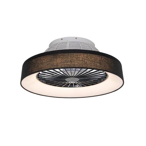 Plafondventilator zwart incl. LED met afstandsbediening -, Huis en Inrichting, Lampen | Overige