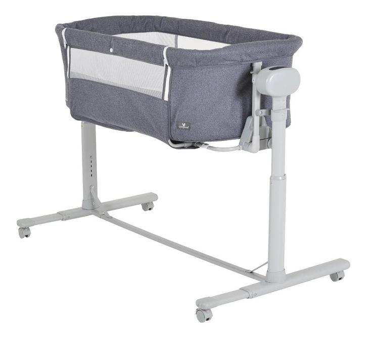 Cangaroo Cest La Vie Dark Grey 2-in-1 Wieg aan Bed, Kinderen en Baby's, Babywiegjes en Ledikanten, Nieuw, Verzenden