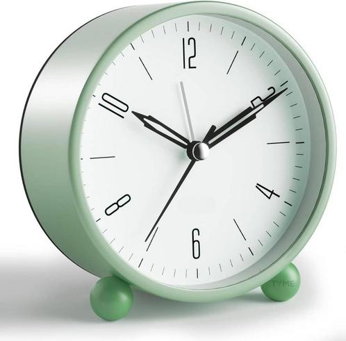 Tyme Wekker Analoog - Zonder Tikgeluid - Met Alarm - Incl., Huis en Inrichting, Woonaccessoires | Overige, Nieuw, Ophalen of Verzenden