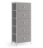 Smal Dressoir met 5Stoffen Lades–Metalen Frame en Houten Top, Verzenden, Nieuw in verpakking