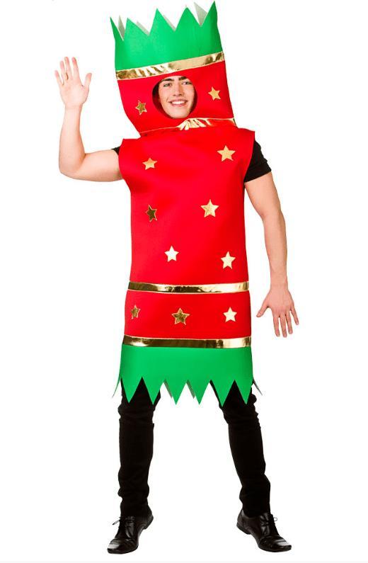 Christmas Cracker kostuum, Hobby en Vrije tijd, Feestartikelen, Feestartikel, Nieuw, Verzenden