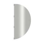 Locinox | Halfronde aluminium afschermplaat 114 x 66,4cm, Verzenden, Nieuw
