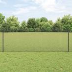 vidaXL Gelaste Draadomheining met 44 U Palen Grijs 0.8x100 m, Verzenden, Nieuw, IJzer
