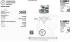 2 pcs Diamant (Natuurlijk) - 1.16 ct - Rond - H - IF -, Sieraden, Tassen en Uiterlijk, Edelstenen, Nieuw