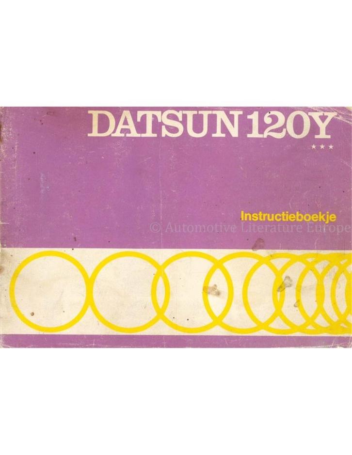 1973 DATSUN 120Y INSTRUCTIEBOEKJE NEDERLANDS, Auto diversen, Handleidingen en Instructieboekjes