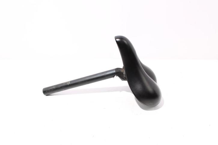 Zwart zadel | zoom zadelpen met diameter 27,2mm, Fietsen en Brommers, Fietsonderdelen, Zadel, Gebruikt