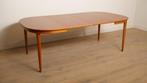 Vintage eettafel | uitschuifbaar | teak | 114 cm - 214 cm, Huis en Inrichting, Ophalen of Verzenden, Nieuw