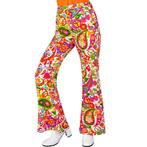 Flared Broek 60s Peace & Paisley Dames, Kleding | Dames, Carnavalskleding en Feestkleding, Ophalen of Verzenden, Nieuw