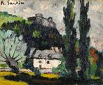 René Sautin (1881-1968) - Les Andelys, La maison blanche, Antiek en Kunst, Kunst | Schilderijen | Klassiek