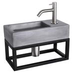 Fonteinset Differnz Ravo Beton en Handoekrek 38.5x18.5x9 cm, Huis en Inrichting, Ophalen of Verzenden, Nieuw, Overige typen