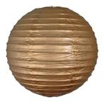 Gouden bol lampion 25 cm - Lampionnen, Hobby en Vrije tijd, Feestartikelen, Ophalen of Verzenden, Nieuw