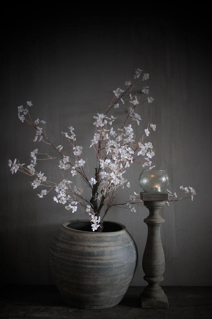 Kunstplant Pyrus wit in pot 110 cm, Huis en Inrichting, Woonaccessoires | Kunstplanten en Kunstbloemen, Nieuw, Ophalen of Verzenden