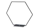Metalen frame hexagon op voet 25 cm  metalenframe metal on, Hobby en Vrije tijd, Ophalen of Verzenden, Nieuw