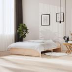 vidaXL Bedframe massief hout 150x200 cm, Bruin, Verzenden, Overige maten, 200 cm