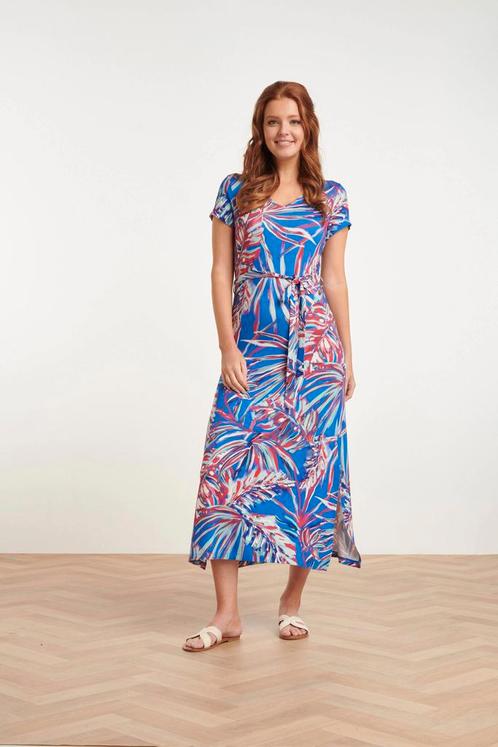 -30% Smashed Lemon  Smashed Lemon 24442 helder bladprint max, Kleding | Dames, Jurken, Nieuw, Verzenden