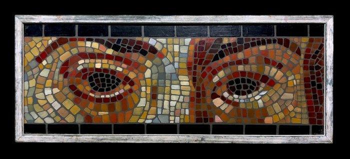 École Française (1960s) - Le regard byzantin, Antiek en Kunst, Kunst | Schilderijen | Klassiek