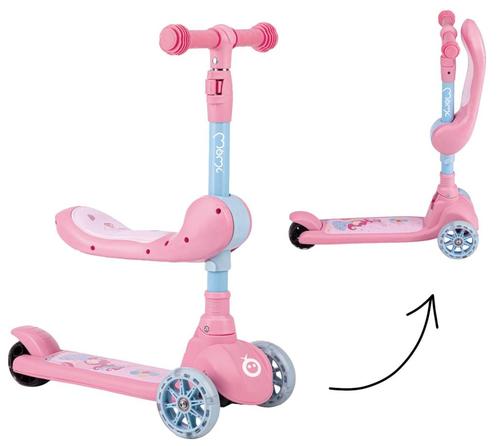 Momi Kiuru Pink 2-in-1 Step/Loopfiets HUBA00034, Kinderen en Baby's, Speelgoed | Buiten | Voertuigen en Loopfietsen, Nieuw, Verzenden