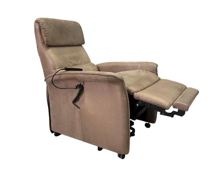 Hjørdis Knudsen 4459 M Sta-opstoel – Lichtbruin (Kleur 2786), Huis en Inrichting, Stoelen, Gebruikt, Ophalen of Verzenden