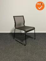 ICF Vergaderstoel - Stick chair sid base - bruin netweave, Vergader- of Presentatieruimte, Ophalen of Verzenden, Gebruikt, Stoel
