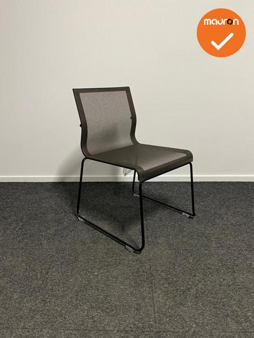 ICF Vergaderstoel - Stick chair sid base - bruin netweave, Zakelijke goederen, Kantoor en Winkelinrichting | Kantoormeubilair en Inrichting
