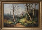 Giuseppe Chiarolanza (1868-1920) - Nel bosco, Antiek en Kunst