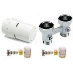 Designset Recht 16mm Alu/Pex Wit -  Vasco Flatline, Doe-het-zelf en Verbouw, Verwarming en Radiatoren, Verzenden, Nieuw