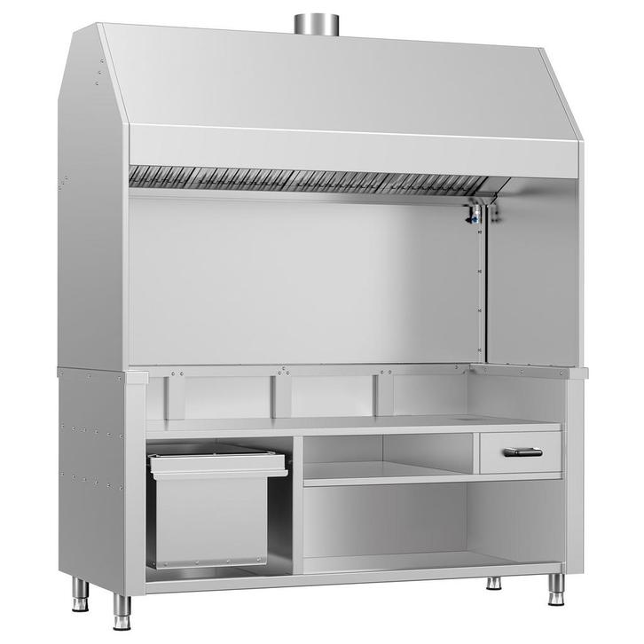 GGM Gastro | Neutraal element voor Houtskoolgrill - RVS - |, Zakelijke goederen, Horeca | Meubilair en Inrichting, Nieuw in verpakking