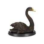 Beeldje - Zwaan - Brons, Marmer