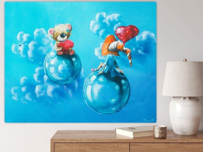 Adam Burczyc - Meeting, Antiek en Kunst, Kunst | Schilderijen | Modern