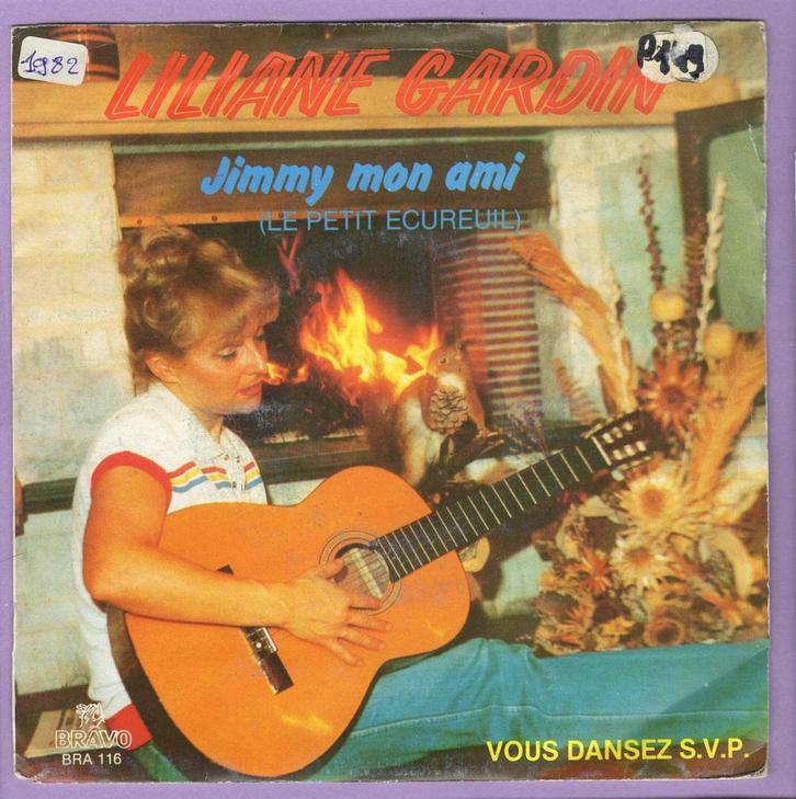 Liliane Gardin – Jimmy, Mon Ami / Vous Dansez S.V. P. (7-Vi, Cd's en Dvd's, Vinyl Singles, Ophalen of Verzenden