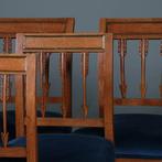 10 stoelen ca 1800 op sabelpoten en pijlen in de rug incl st, Ophalen of Verzenden