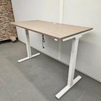 Assmann elektrisch zit-sta bureau nieuw blad midden eiken |, Huis en Inrichting, Bureaus, Ophalen of Verzenden, Nieuw