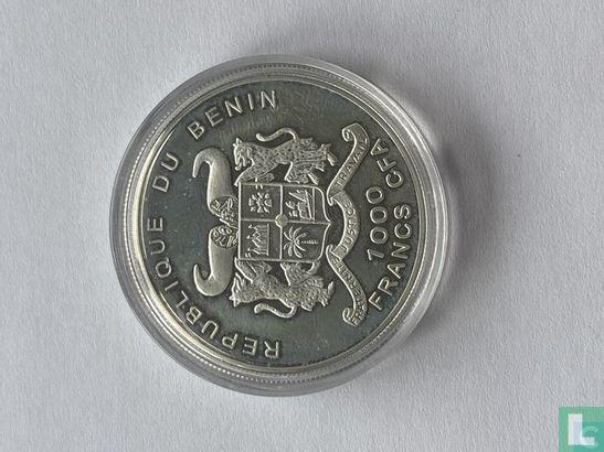 Benin 1000 francs 2002 (PROOF) Euro introduction, Postzegels en Munten, Munten | Afrika, Losse munt, Goud, Zilver, Overige landen
